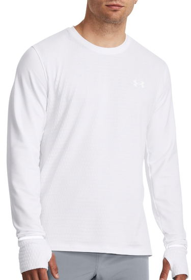 T-paita Under Armour QUALIFIER COLD LONGSLEEVE TEE Valkoinen | 1379304-100, 0