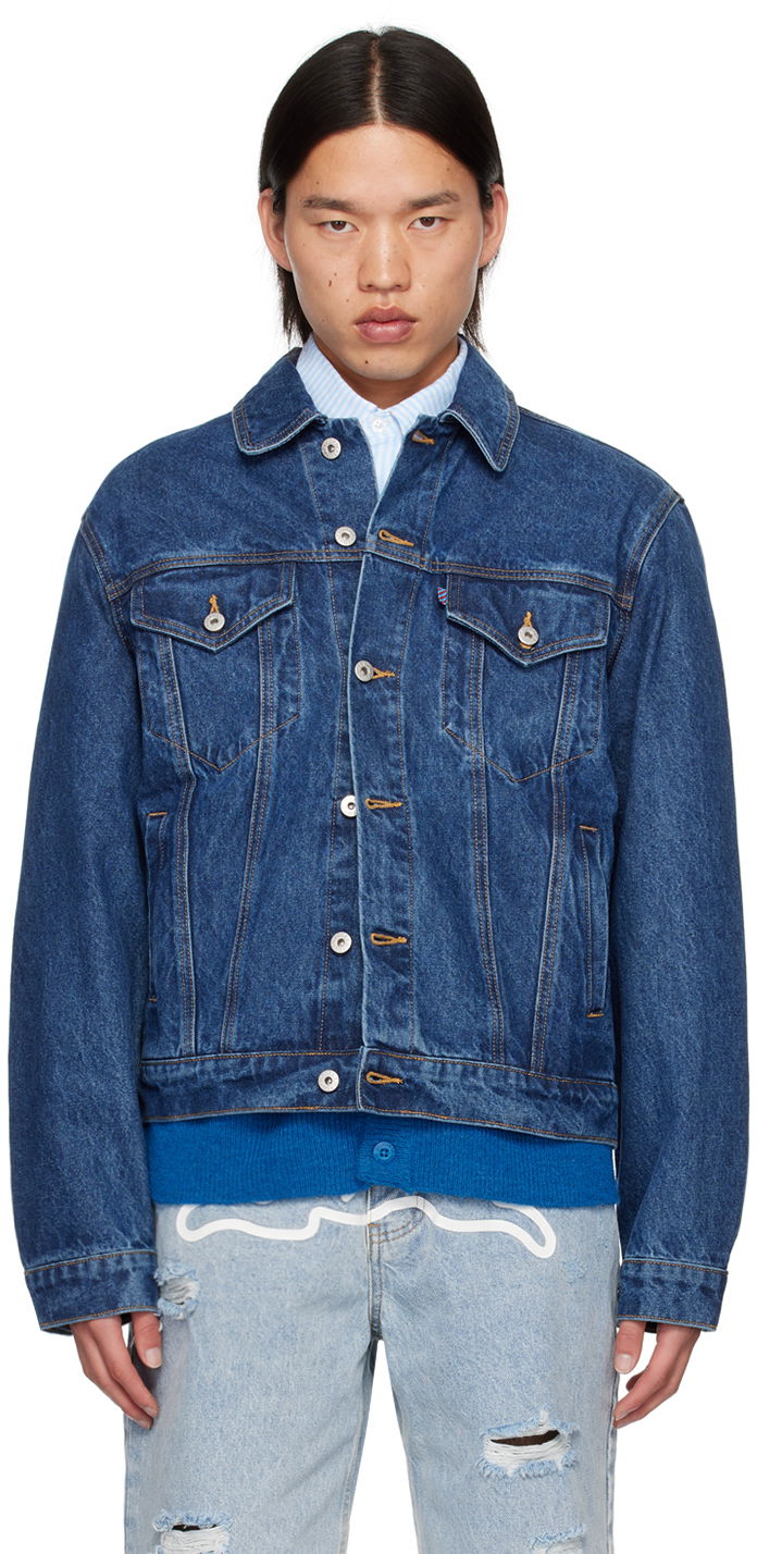 Takki BBC IceCream ICECREAM Running Dog Denim Jacket Sininen | ICD006
