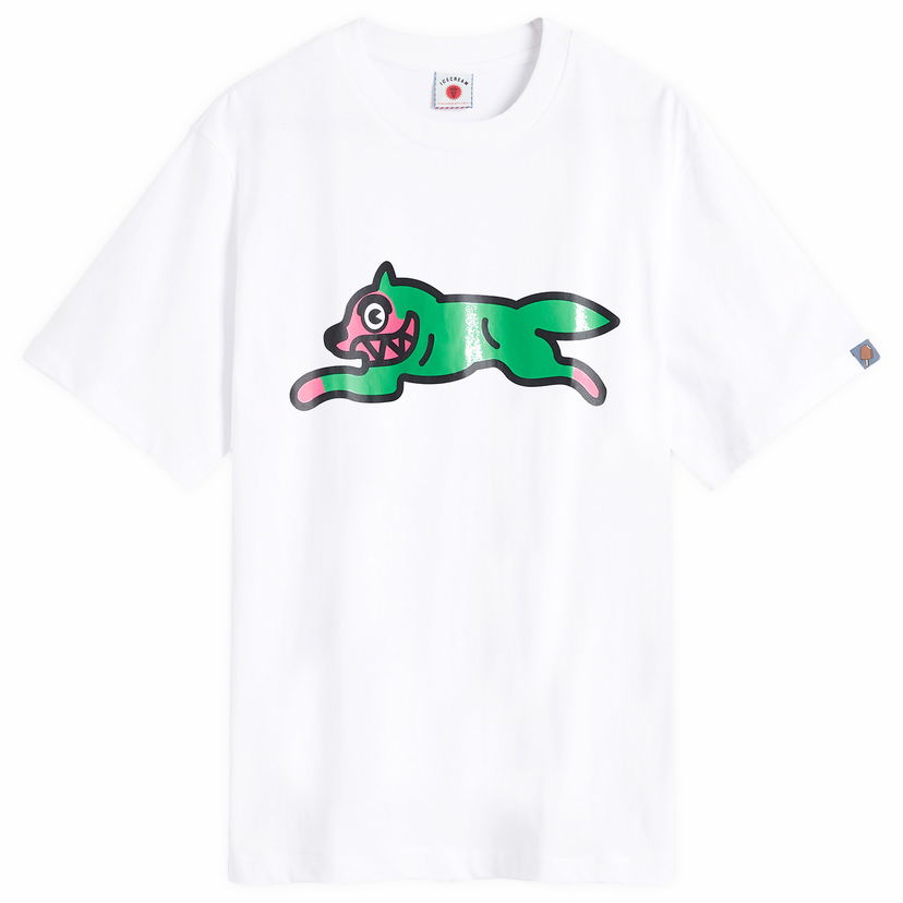 T-paita BBC IceCream ICECREAM Running Dog Graphic T-Shirt, Size Large Valkoinen | IC24351-WHT