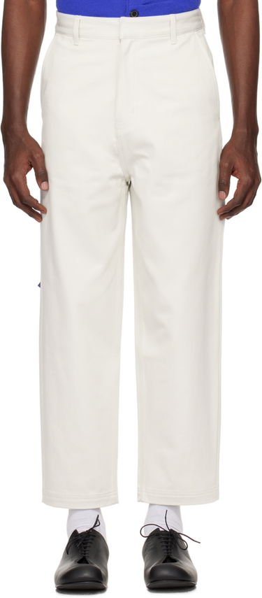 Housut ADER ERROR Patch Trousers Valkoinen | BMSGFYBT0101IV, 0
