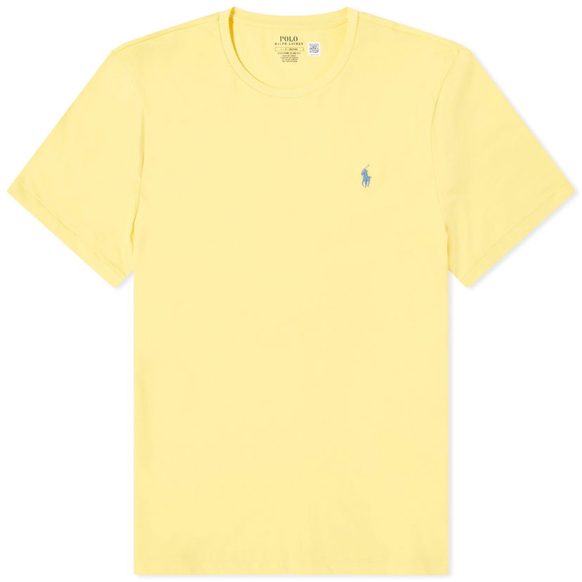 Poolopaita Polo by Ralph Lauren Custom Fit T-Shirt Keltainen | 710671438358