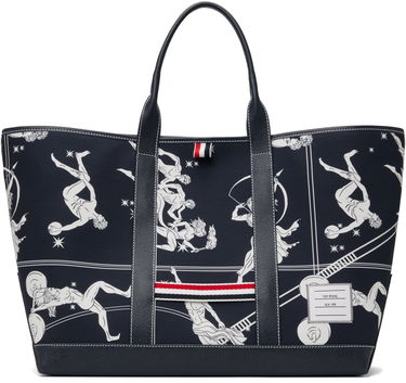 Kangaskassi Thom Browne Thom Browne Olympic Constellation Medium Tool Tote Tummansininen | MAG389A-F0891, 0