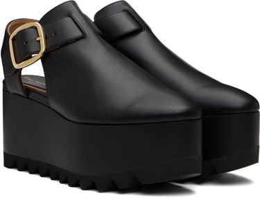 Tennarit ja kengät Stella McCartney Stella McCartney Elyse Closed-Toe T-Bar Platform Sandals Musta | 810555APADE0, 3