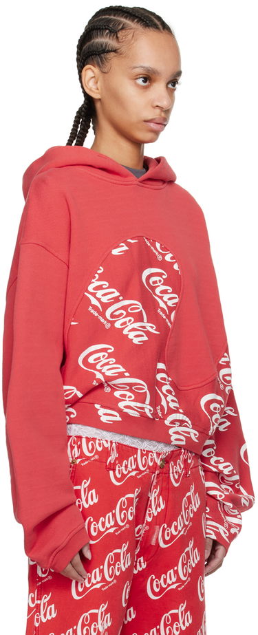 Huppari ERL Swirl Logo Hoodie Punainen | ERL08T024, 2
