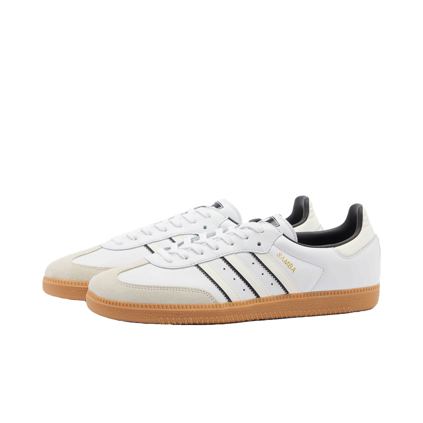 Tennarit ja kengät adidas Originals Samba OG in White/Off White/Core Black, Size UK 3 | END. Clothing Valkoinen | ID1480