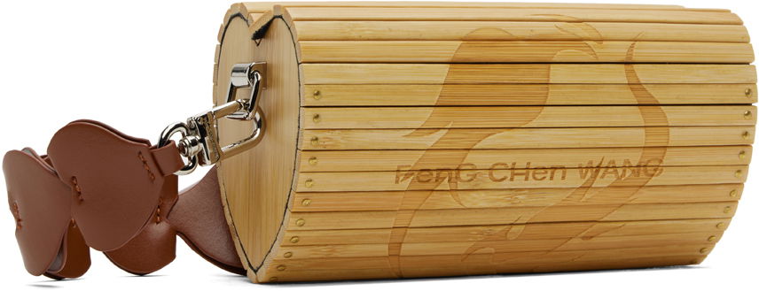 Käsilaukku Feng Chen Wang Feng Chen Wang Heart Shaped Bamboo Bag Beige | FUS17AC05, 1
