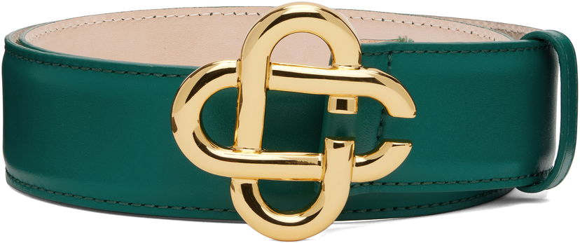 Vyöt Casablanca Casablanca CC Logo Buckle Belt Vihreä | APF25-ACC-251-01