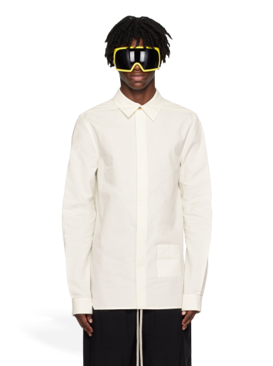 Paita Rick Owens Office Shirt Valkoinen | RL02C7299 HP