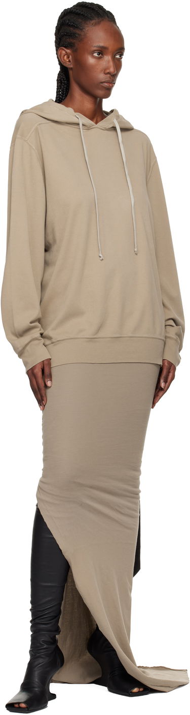 Huppari Rick Owens Concordians Oversized Hoodie Beige | DS02E7241 JDBP, 3