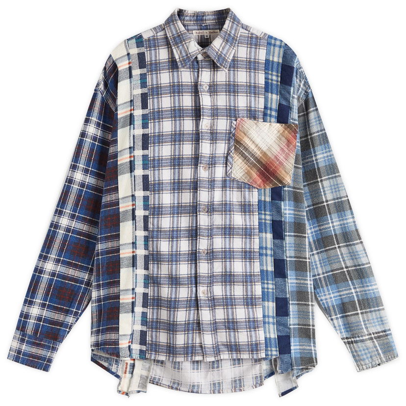Paita Needles Needles Rebuild 7 Cuts Flannel Shirt, Size Large Monivärinen | QV395