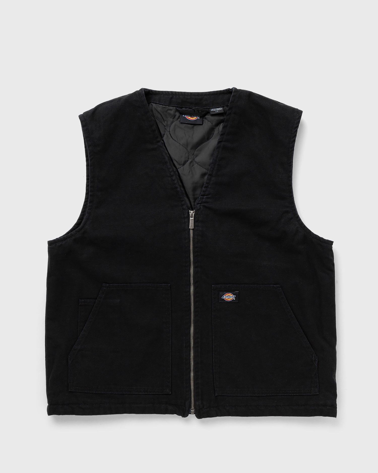 Vaatteet ja asusteet Dickies Duck Canvas Gilet Man Desert Sand Size XS Musta | 0A4YQK, 1