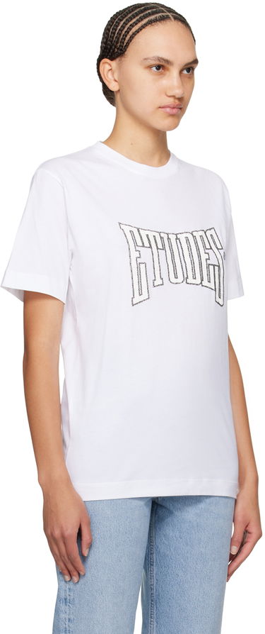 T-paita Études Wonder Boxing Graphic T-Shirt Valkoinen | E24MM107A00700, 1