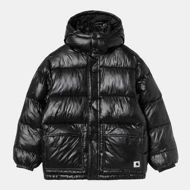 Puffer takki Carhartt WIP Benson Puffer Hooded Jacket Musta | I035370_9, 5