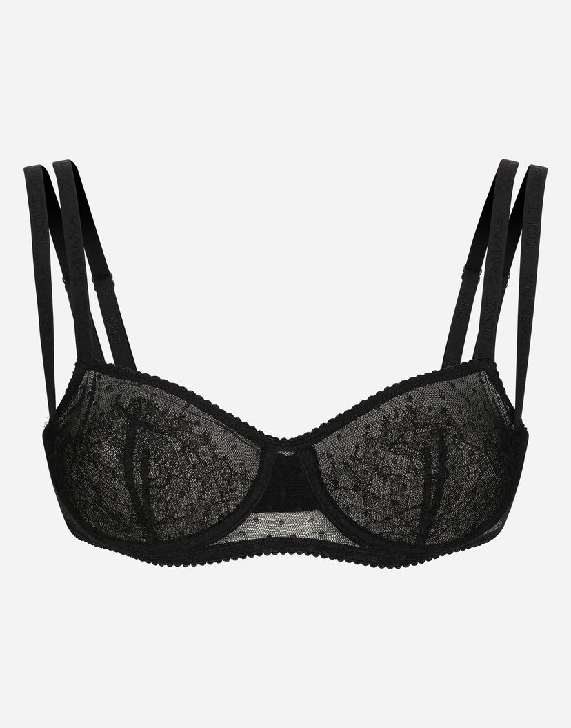 Rintaliivit Dolce & Gabbana Dolce & Gabbana Lace Underwire Bra Musta | O1C59TONO73N0000