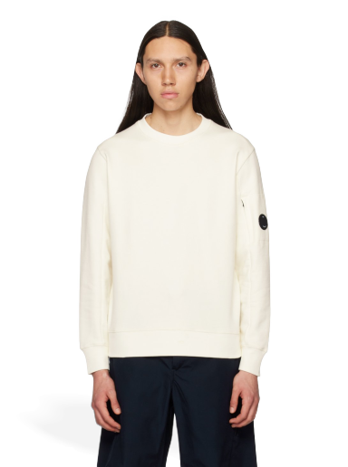 Huppari C.P. Company Lens Sweatshirt Valkoinen | 14CMSS022A-005086W