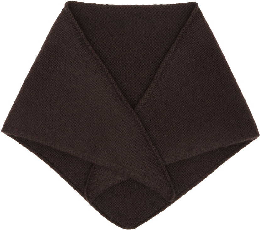 Huivi Yves Salomon Yves Salomon Cashmere Bandana Scarf Ruskea | 26W26WAA515XXMACA