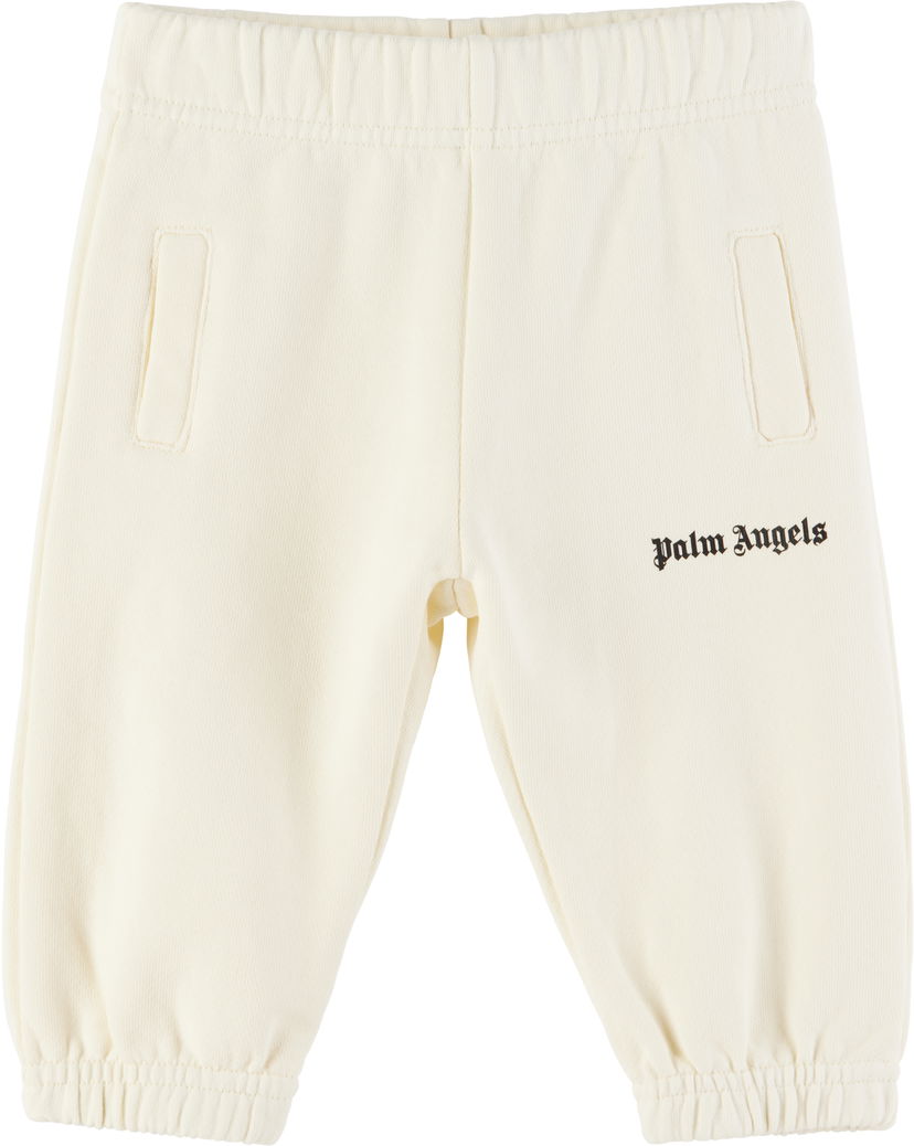 Verryttelyhousut Palm Angels Palm Angels Logo Sweatpants Beige | PGXD002S25FLE0010410