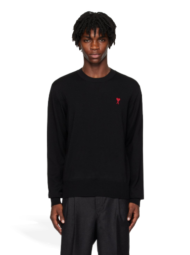 Villapaita AMI Sweater Musta | BFHKS111.KN0025