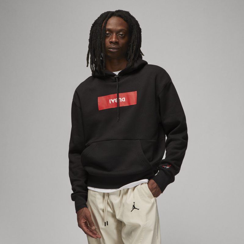 Huppari Jordan Jordan 'Dubai' Stencil Pullover Hoodie Musta | DV5663-010, 0