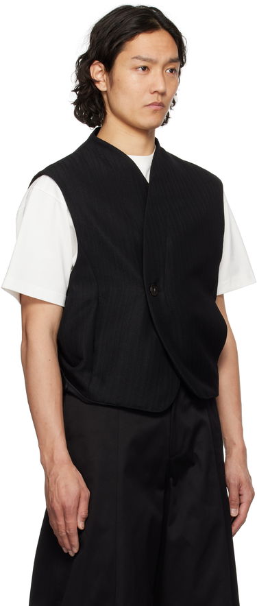 Liivi ADER ERROR ADER error Pinstripe Wrap Vest Musta | BO01SSVE0101BK, 1