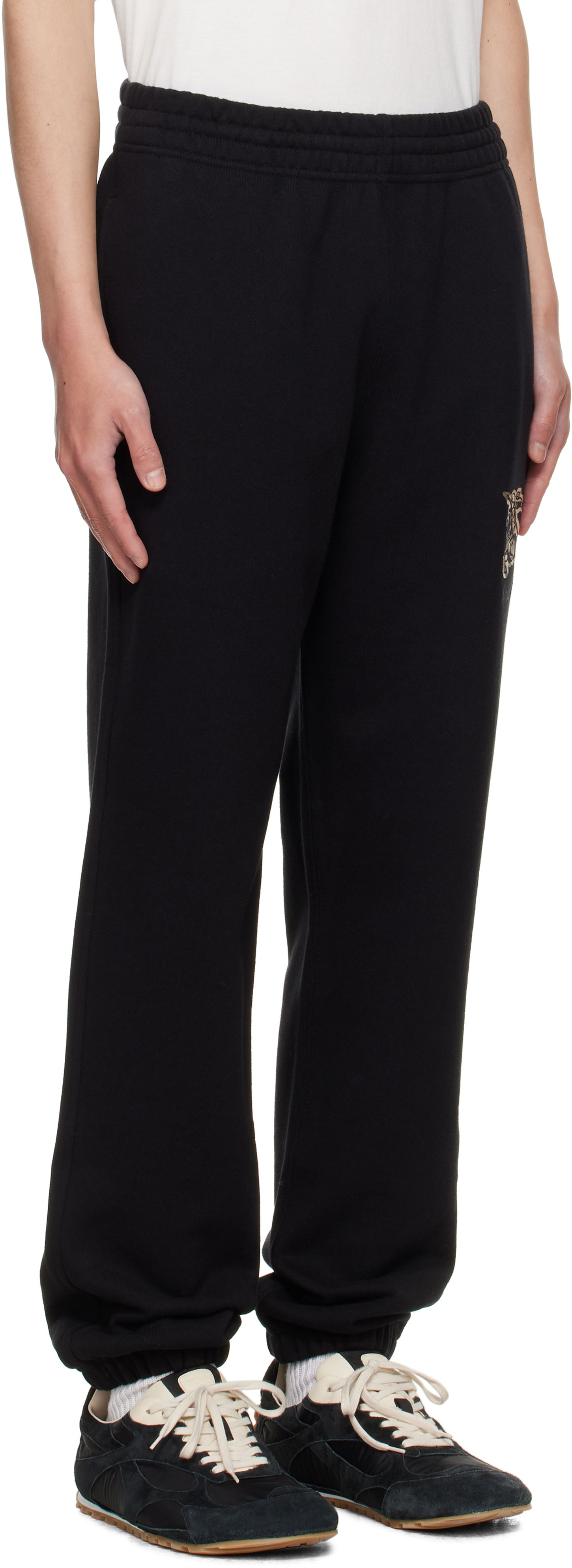Verryttelyhousut Burberry Burberry Cotton Jogging Sweatpants Musta | 8116095, 1