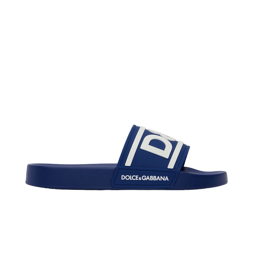 Tennarit ja kengät Dolce & Gabbana Blue Logo Slides Sininen | CS2072AQ858