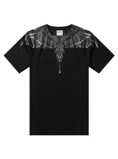 T-paita Marcelo Burlon Icons Wings Tee Musta | CMAA018C99JER0011010