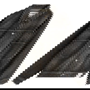 Takki Neighborhood Neighborhood Washed Denim Type-2 Jacket, Size Large Musta | 251XBNH-JKM02-BLK, 1