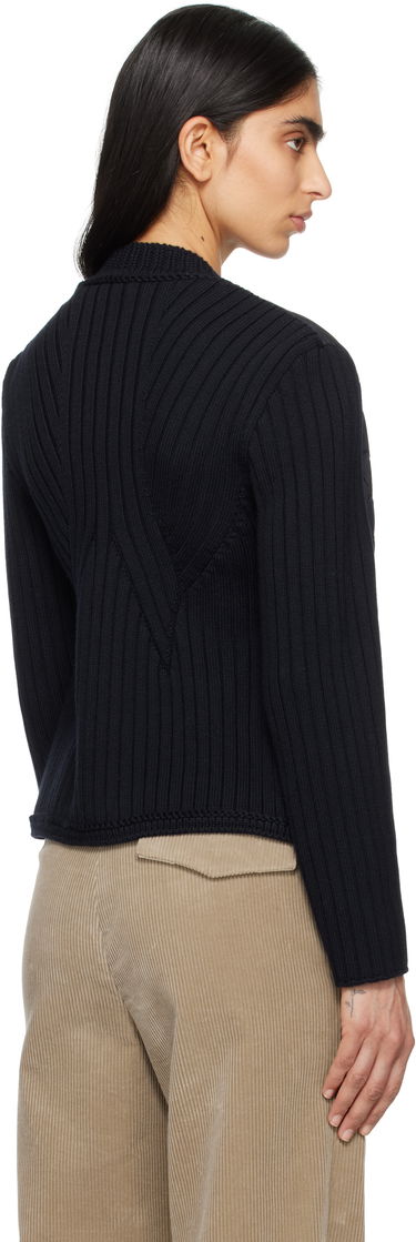 Villapaita Moncler Moncler Padded Wool Down Cardigan Musta | K10939B00013, 2