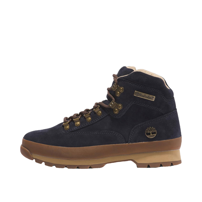 Tennarit ja kengät Timberland Euro Hiker Mid Lace Up Dark Blue Suede Musta | TB0A6839-EP3
