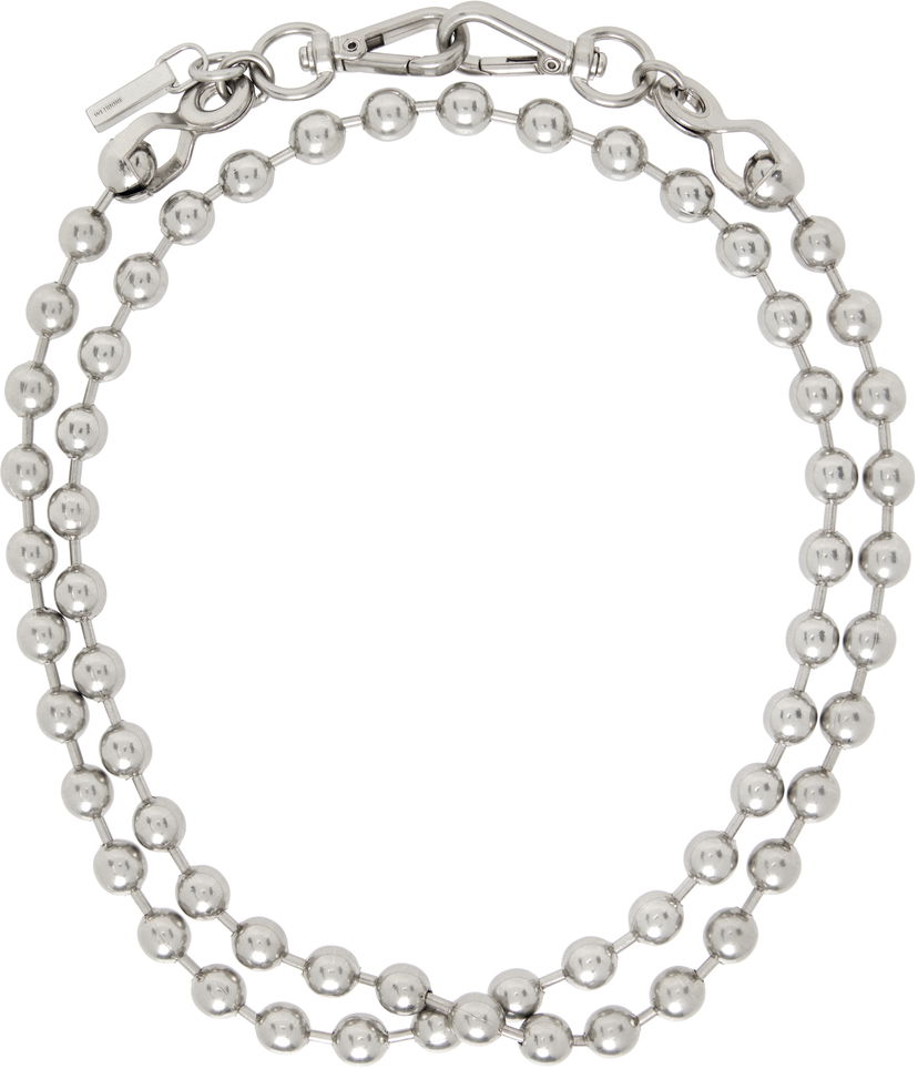 Kaulakoru We11done We11done Ball Chain Necklace Metallinen | WD-AJ0-25-589-U-SS