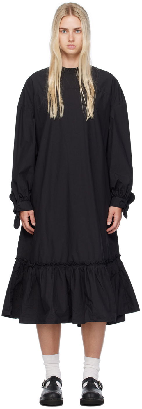 Mekko YMC YMC Rushmore Midi Dress Musta | Q1WME