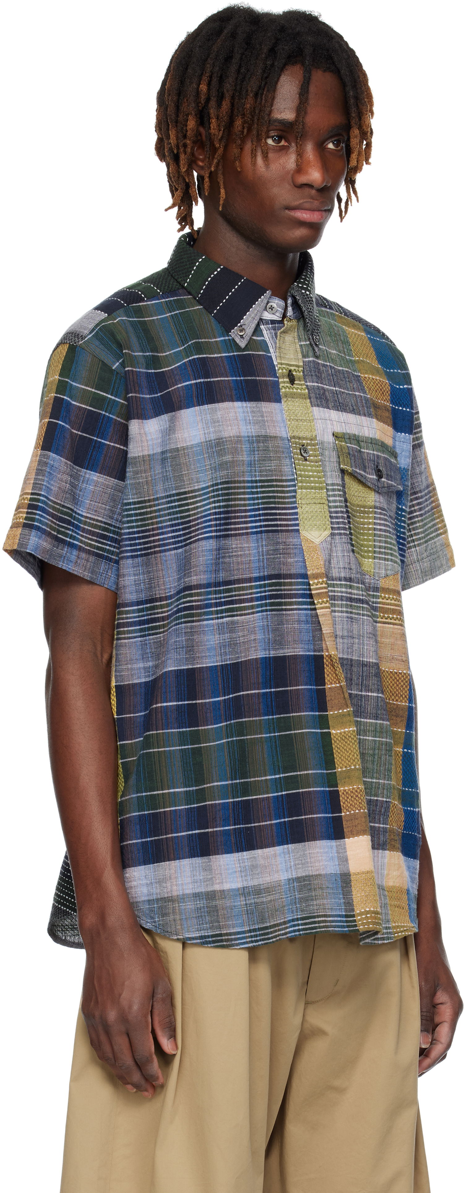 Paita Engineered Garments Engineered Garments Popover BD Shirt Monivärinen | 25S1A003, 1