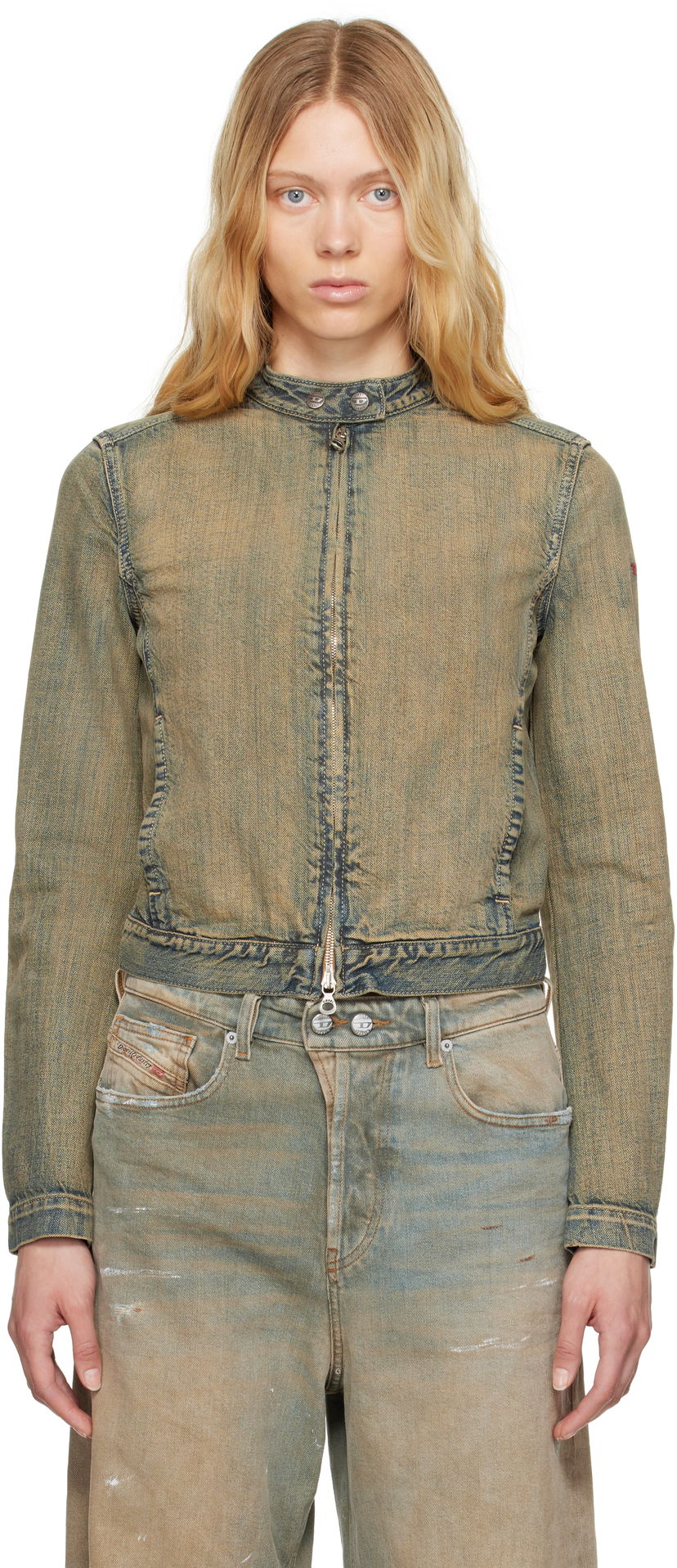 Takki Diesel Diesel De-Mornin Denim Jacket Sininen | A13434 09L49