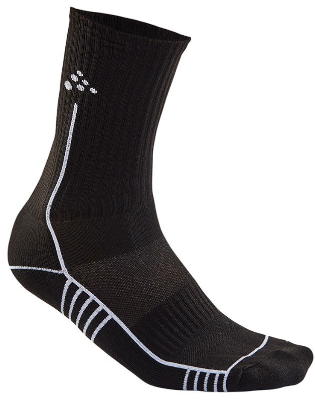 Sukat Craft Progress Mid Sock Musta | 1907983-999000