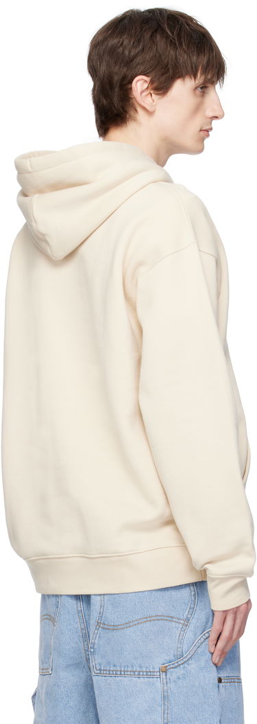 Huppari Dime Dime Cursive Logo Hoodie Beige | DIMESP2544FOG, 2