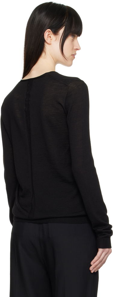 Villapaita Rick Owens Rick Owens Hollywood V-Neck Sweater Musta | RP01E7623 M, 2