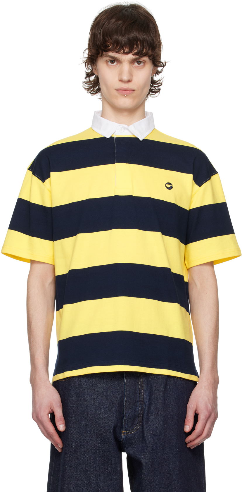 Poolopaita Coperni Coperni Striped Polo Keltainen | COPJS117F5026MEN