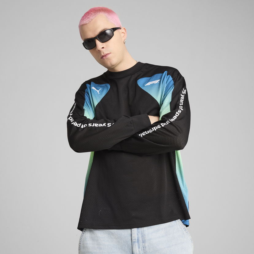 Jersey Puma F1® Long Sleeve Mesh T-Shirt Musta | 631642_01