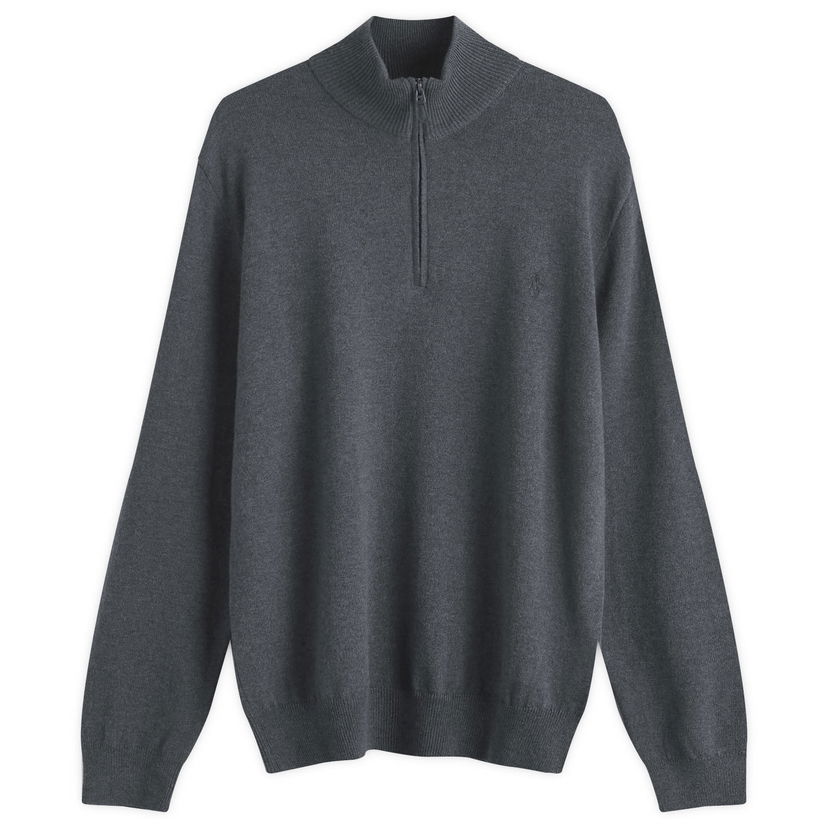 Villapaita Polo by Ralph Lauren Half Zip Jumper Harmaa | 710876756017