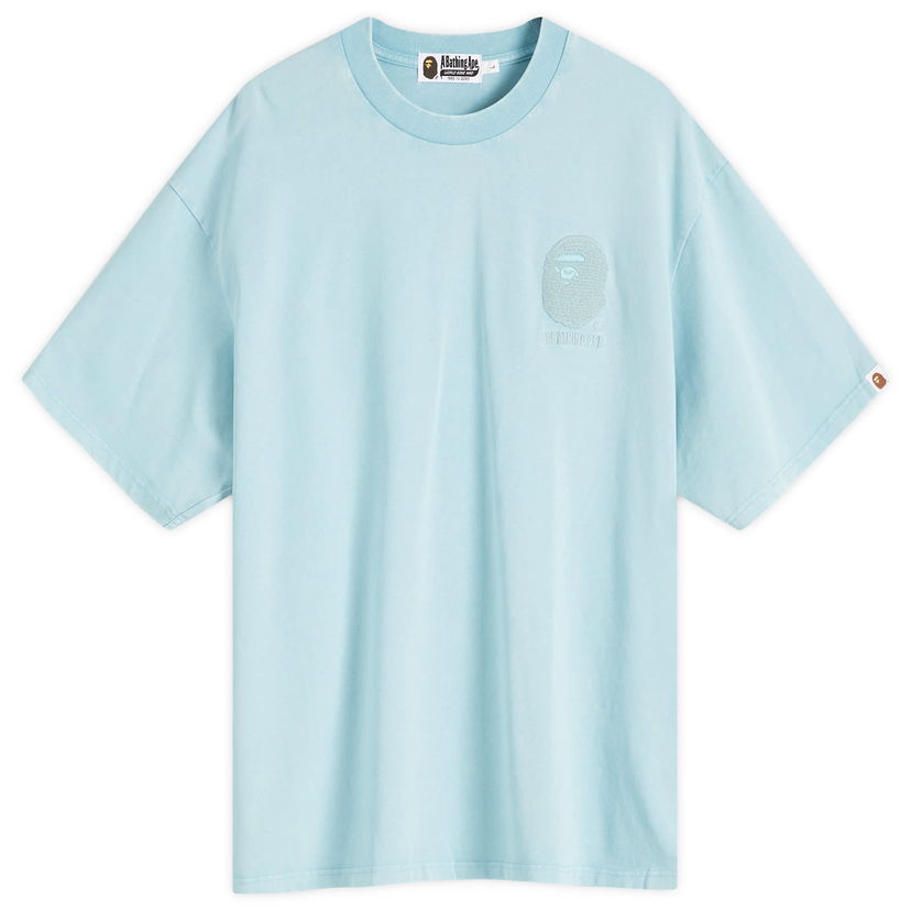 T-paita BAPE A Bathing Ape One Point Acid Wash T-Shirt Turkoosi | 001CSK301301M-BLU