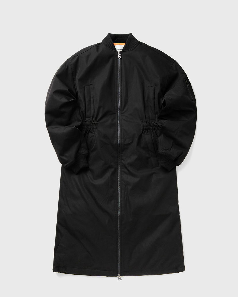 Bomber-takki DAILY PAPER Oversized Long Bomber Jacket Musta | 2423004