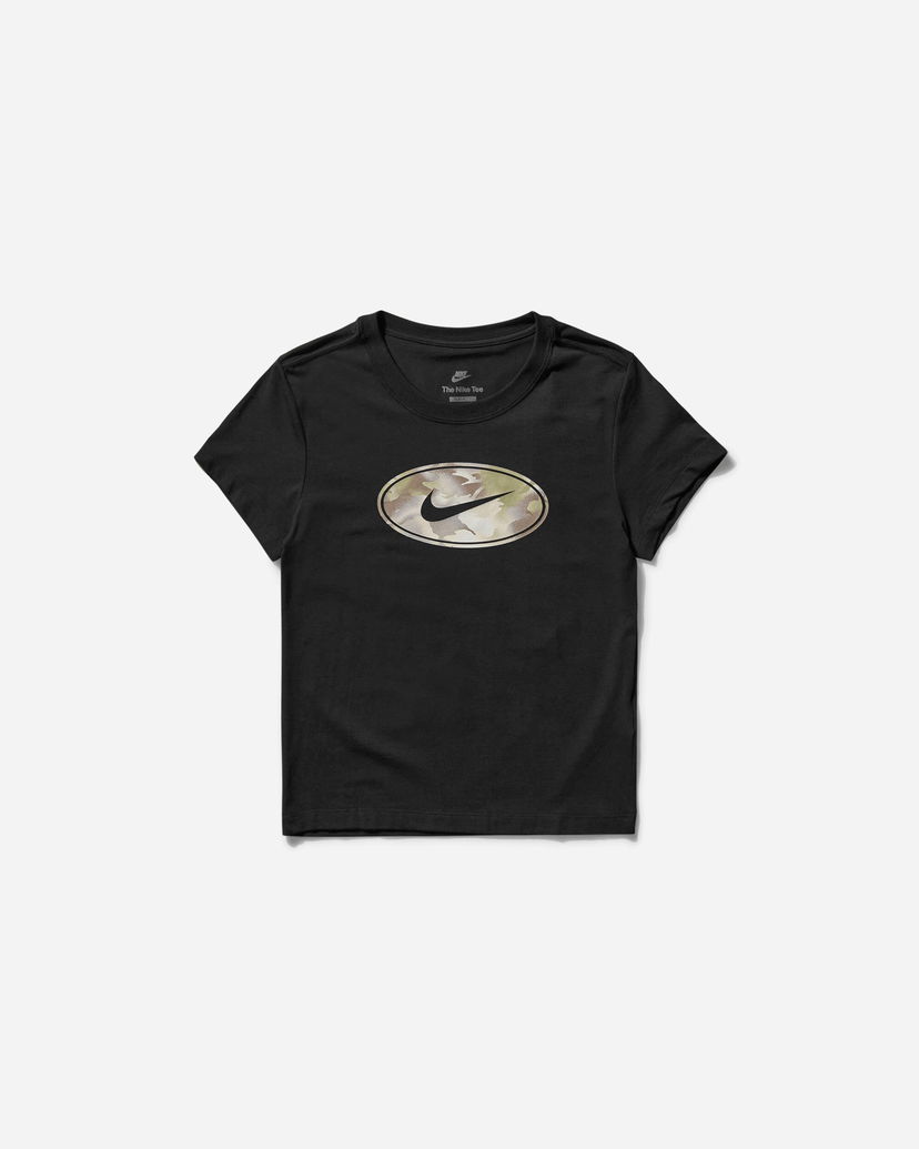 T-paita Nike Slim Fit Camo Logo Tee Musta | IB2439-010