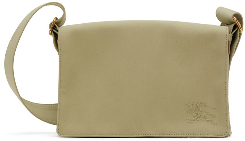 Olkalaukku Burberry Burberry Trench Leather Crossbody Bag Vihreä | 8077398