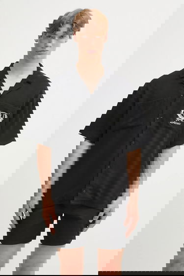 Paita Represent Clo REPRESENT Crest Resort Shirt Musta | MLM2971-01, 4