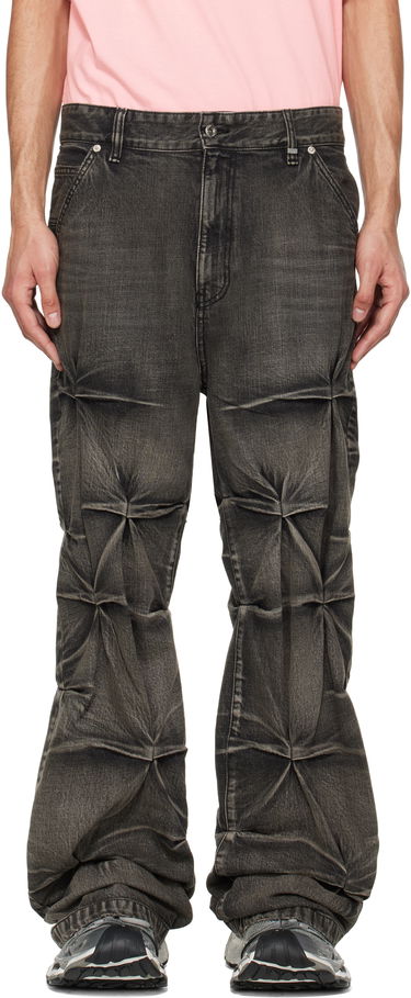 Jeans We11done We11done Wrinkled Jeans Musta | WD-DP1-25-365-M-BK, 0