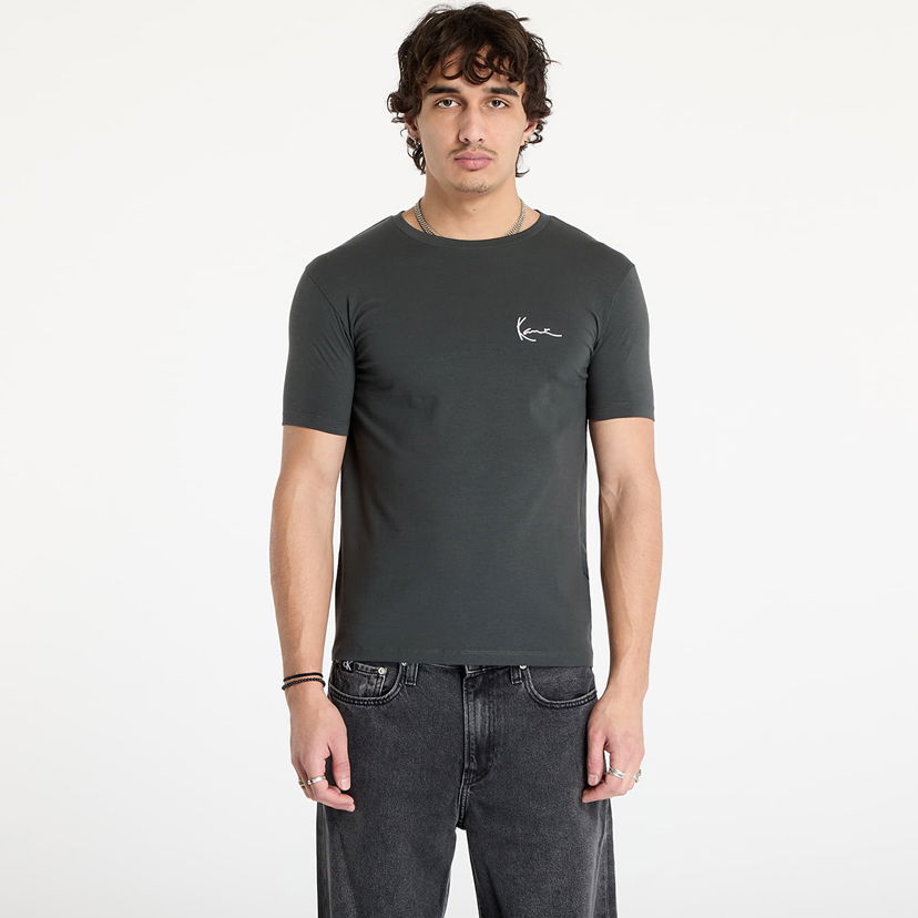 T-paita Karl Kani Fitted T-Shirt Signature Small Musta | 60300108