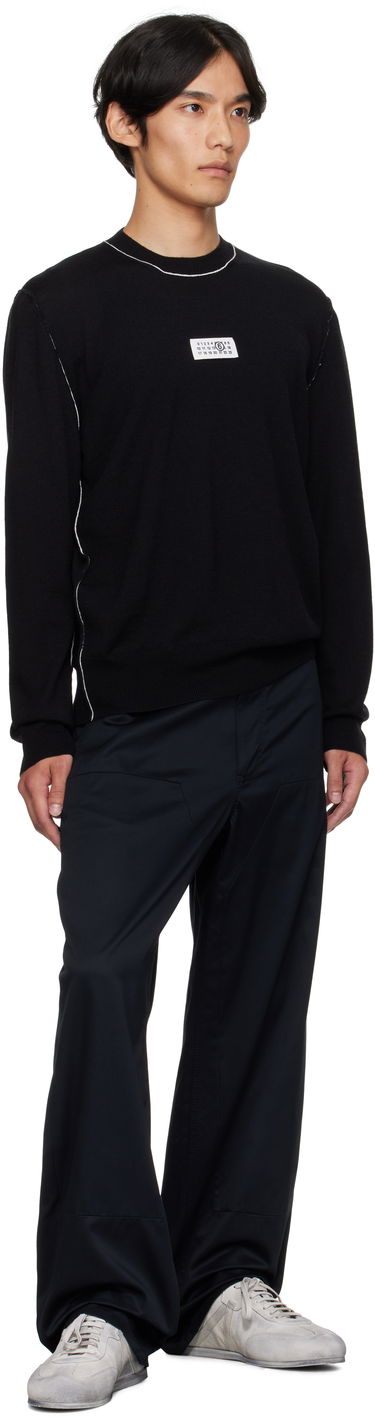 Housut Maison Margiela MM6 Maison Margiela Cotton Trousers Musta | SH0KA0046 M35368, 3