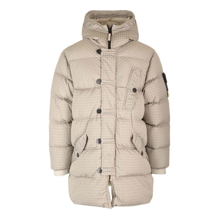 Puffer takki Stone Island Down Jacket Beige | 791571432-V0097
