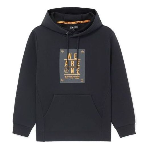 Huppari Li-Ning Wade Series Print Hoodie Tummansininen | AWDS193-1